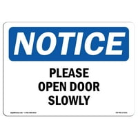 Znak za otkaz - molimo otvorite vrata polako