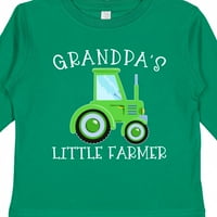 Mali farmera inktastična djed - zeleni traktor poklon mališač majica ili majica s dugim rukavima