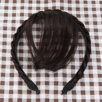 Modne sintetičke perike Trake za glavu prednje kose Škorolenje za kosu za žene za žene djevojke