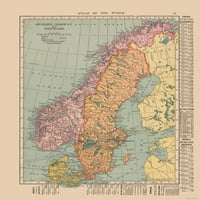 Švedska Norveška Danska - Hammond - 23. 29. - Mat umjetnički papir