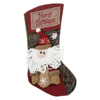 Božićna čarapa poklon torba Božićna stabla privjesak bombona Velika čarapa Božićnu lijepu torbu Božićni ukras za dječje stablo za kamin
