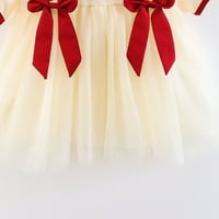 Koaiezne Toddler Girls Haljine s kratkim rukavima Cvjetni print Princess haljina