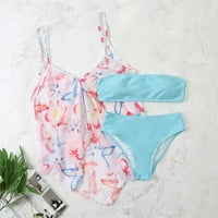 Amousa Fashion Women Ispis Sexy Split kupaći kostim djevojke Sling bikini casual kupaći kostim ženskim