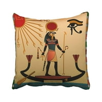 Egipatska religija drevnog Egipta, bogovi aten i ra u solarnom kora suncem hijeroglif