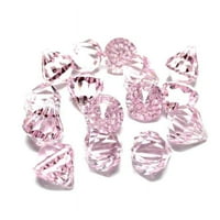 Akrilni kristalni viseći dekor ,, 100-komad, svijetlo ružičasta