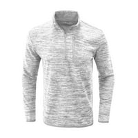 Jesenja i zima Nova majica visokih ovratnika majice Spoljna trgovina dugih rukava na otvorenom majica Grey XL