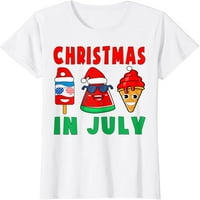 Božić u julu lubenica ledena majica Xmas Santa Hat majica