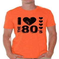 Newkward Styles Volim 80-ih košulje 80-ih 70s rock majica 80s majica retro vintage rock koncert majica