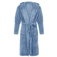 Pidžame za žene zimski plišani dulji šal za ogrtač Kućni odjeća s dugim rukavima kaput ženske padajuće