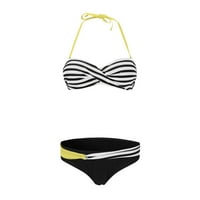 Kupaći kupaći kupaći kostim dva podstavljena kupaći kostimi up žene guraju bikini kupaće kostime tankenis