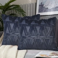 Pakovanje mekih plišanih kratkih ukrasnih jastuka za bacanje navlaka luksuzni stil jastuk kafe jastuk za jastuk za kvadrat sofa