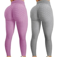 Ženske modne print joge hlače plus veličina casual visoke struke Sportske hlače Žene Visoki struk joga