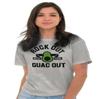 Rock out s guac avocado guacamole muške grafičke majice Tees Brisco brendovi 5x