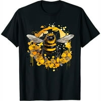 Crtani pčelinji BumbleBee Fashic Grafički crna majica kratki rukav Tee Unisex