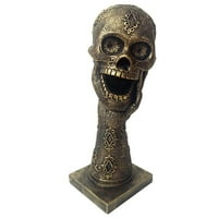 Personalizirana glava kostrna kost ukras Halloween Creative Gifts Retro smola ukrasi za dom dnevne sobe