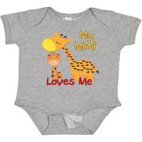 Inktastic moj mimi voli me žirafa poklon dječji dječaka ili dječja djevojaka