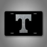 Tennessee Power T Licenjska ploča TN Auto oznaka Volonteri Vols Big Orange Football Black & Silver