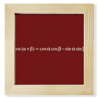 Izrazi matematičke formule Izračunajte kosines Square Square Frame Frame Wall Stollop prikaz