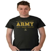 Vojni vojnici Dužnost počast SAD Muška grafička majica Tees Brisco Marke 2x